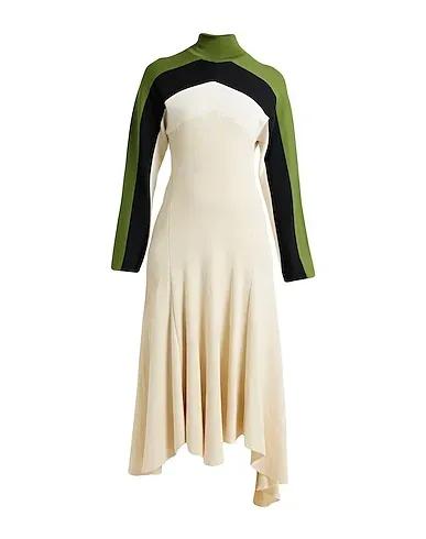 Ivory Knitted Midi dress