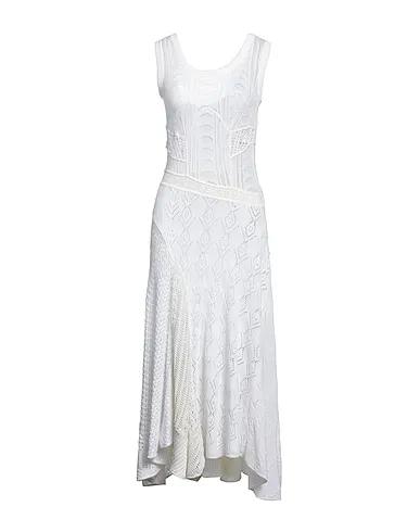 Ivory Knitted Midi dress