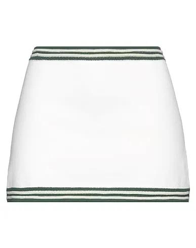 Ivory Knitted Mini skirt