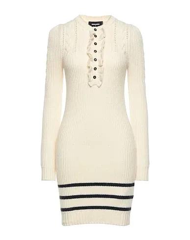 Ivory Knitted Office dress
