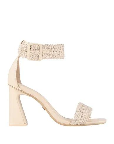 Ivory Knitted Sandals