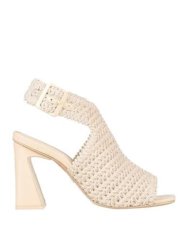 Ivory Knitted Sandals