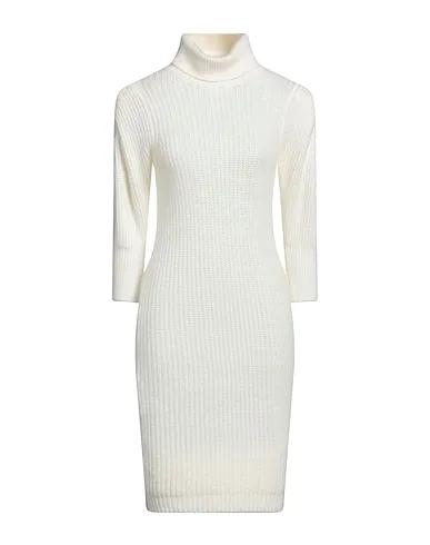 Ivory Knitted Short dress