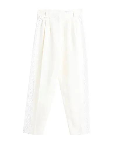 Ivory Lace Casual pants
