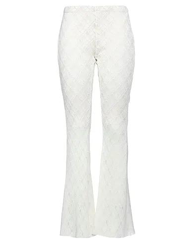 Ivory Lace Casual pants