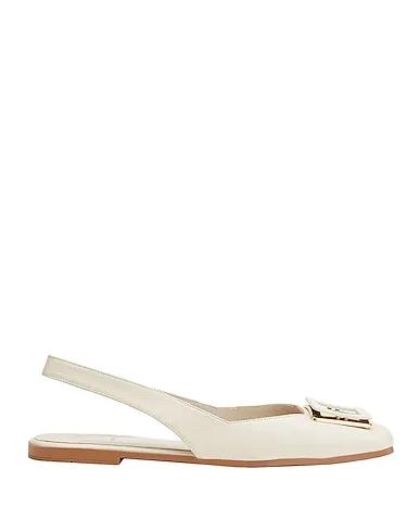 Ivory Leather Ballet flats LEATHER BALLET FLATS

