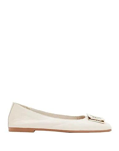 Ivory Leather Ballet flats LEATHER BALLET FLATS
