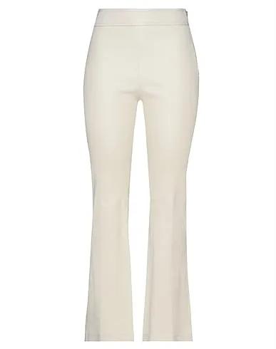 Ivory Leather Casual pants