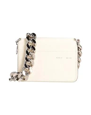 Ivory Leather Cross-body bags