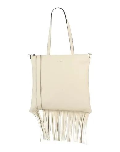 Ivory Leather Handbag