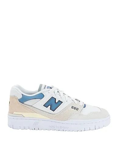 Ivory Leather Sneakers 550
