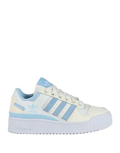 Ivory Leather Sneakers FORUM BOLD STRIPES W