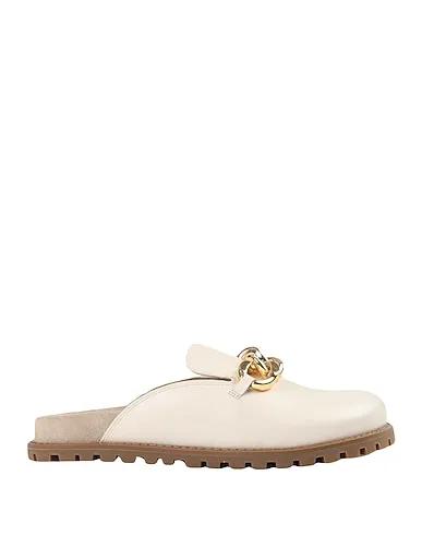 Ivory Mules and clogs SCARLETT MULE

