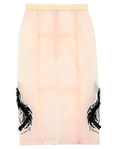 Ivory Organza Midi skirt