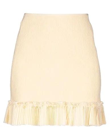 Ivory Organza Mini skirt