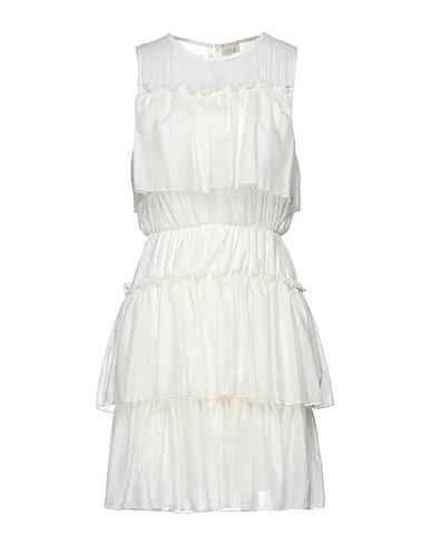 Ivory Organza Short dress