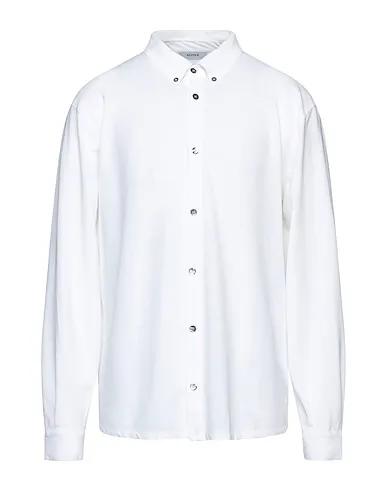 Ivory Piqué Solid color shirt