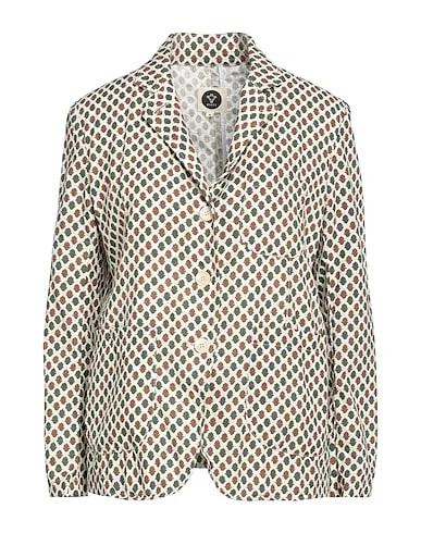 Ivory Plain weave Blazer