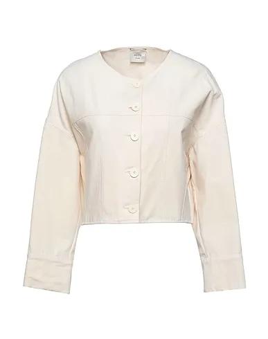 Ivory Plain weave Jacket