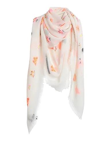Ivory Plain weave Scarves and foulards