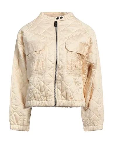 Ivory Plain weave Shell  jacket