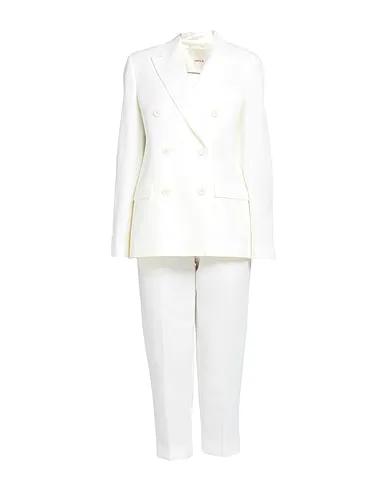 Ivory Plain weave Suit