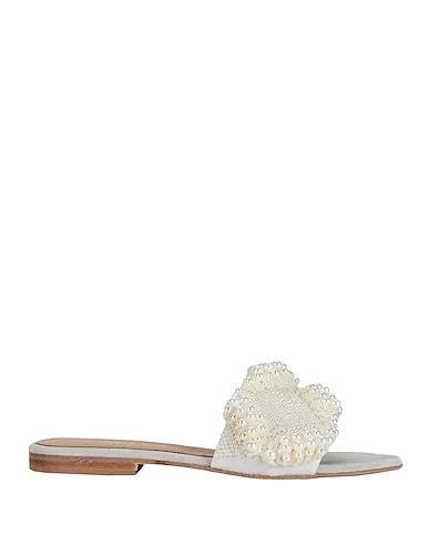 Ivory Sandals PEARLY ||  WHITE
