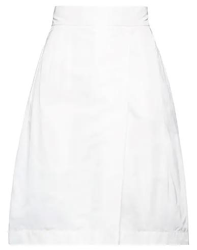 Ivory Satin Mini skirt