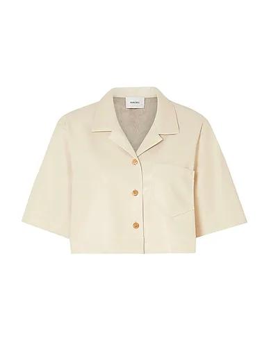 Ivory Solid color shirts & blouses
