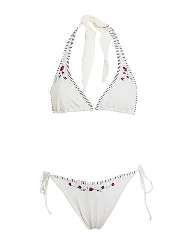 Ivory Synthetic fabric Bikini Diana Top-Connor Bottom
