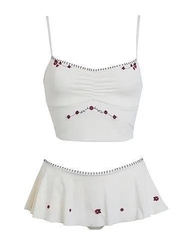 Ivory Synthetic fabric Bikini Jasmine Top-Izabella Bottom
