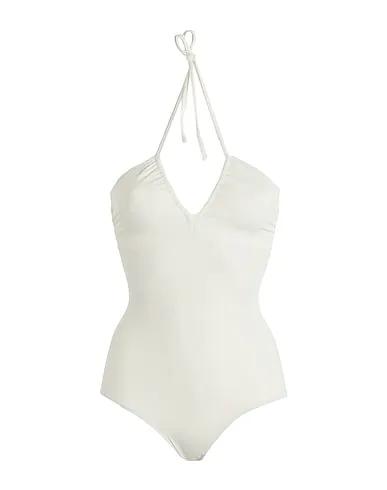 Ivory Synthetic fabric One-piece swimsuits