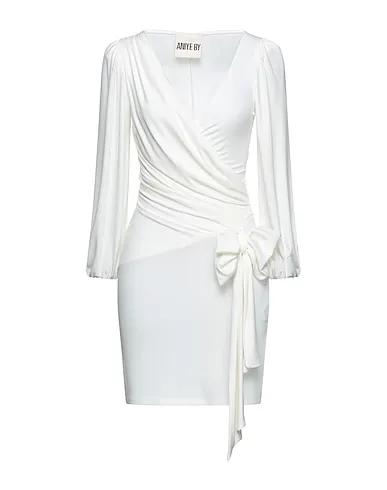Ivory Synthetic fabric Short dress