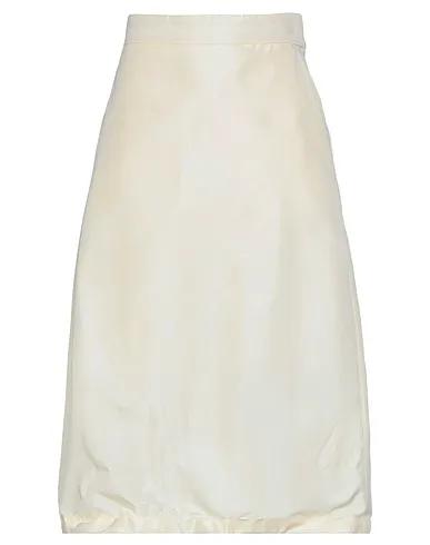 Ivory Taffeta Midi skirt
