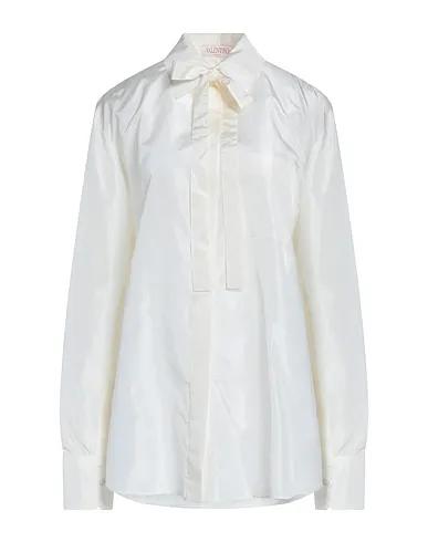 Ivory Taffeta Silk shirts & blouses