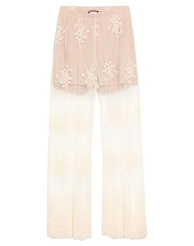 Ivory Tulle Casual pants