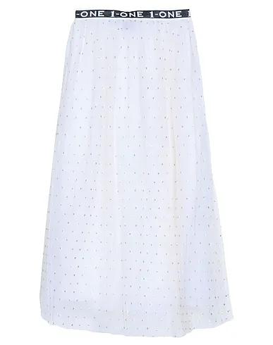 Ivory Tulle Maxi Skirts