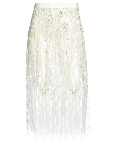 Ivory Tulle Midi skirt