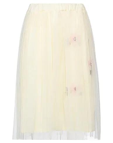 Ivory Tulle Midi skirt