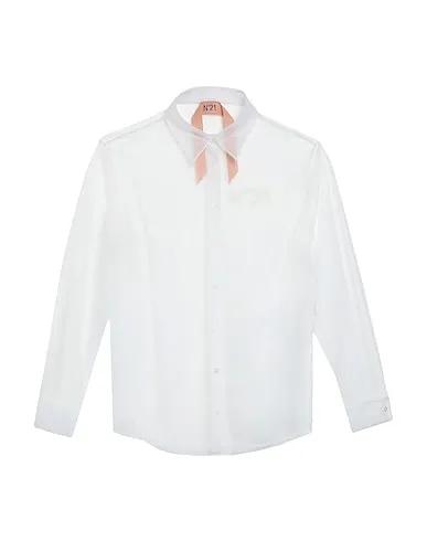 Ivory Tulle Solid color shirts & blouses