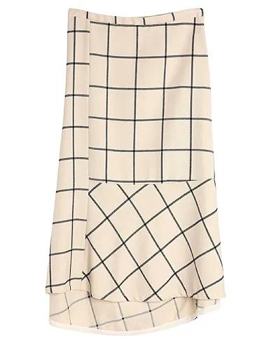 Ivory Tweed Midi skirt