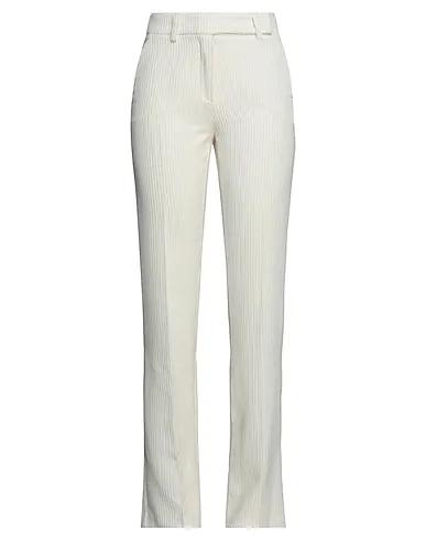 Ivory Velvet Casual pants