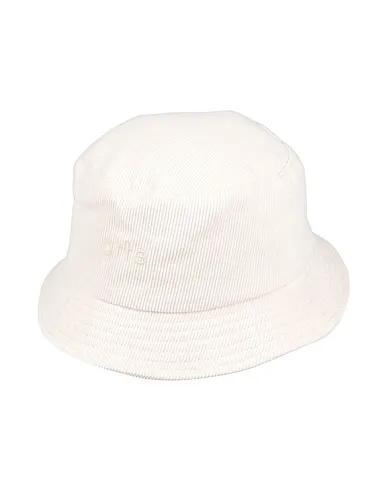Ivory Velvet Hat Bell Corduroy Buckethat
