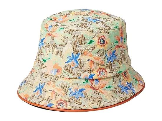 Jacquard Bucket with Floral Print