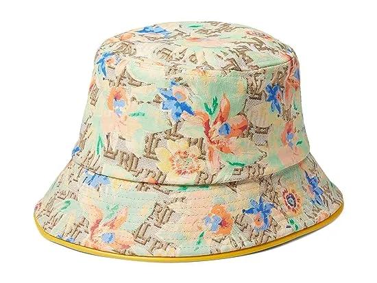 Jacquard Bucket with Floral Print