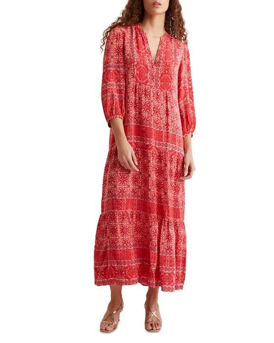 Jalmain Printed Midi Dress