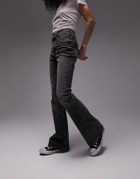 Jamie flare jeans in dirty gray