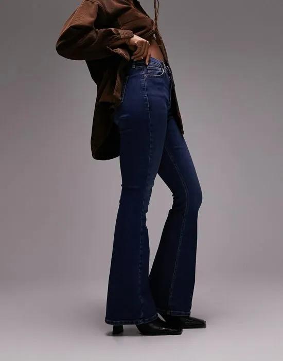 Jamie flare jeans in rich blue