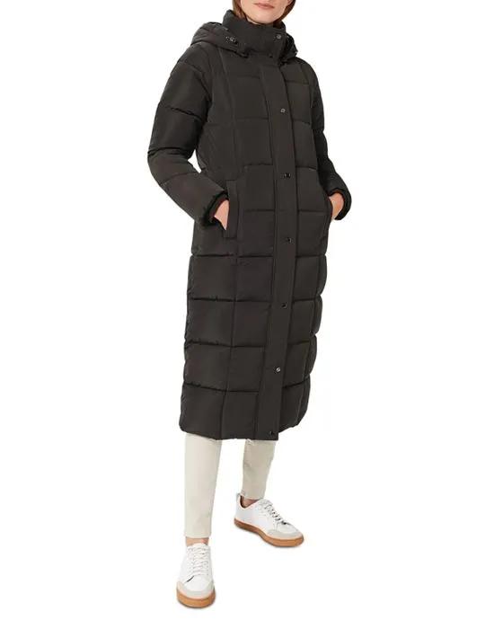 Jenn Hooded Long Puffer Coat