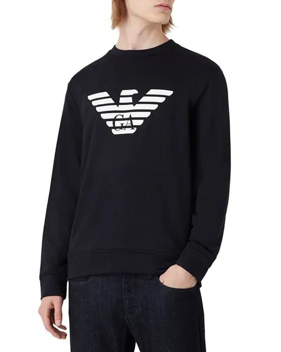 Jersey Fleece Logo Graphic Sweatshirt
